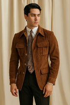 Mens Premium Superfine Woollen Fieldcraft Jacket Insulated Weatherproof Utility Overcoat - Apparel & Accessories > Clothing > Outerwear > Coats & Jackets from Carter Wear