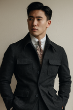 Mens Premium Superfine Woollen Fieldcraft Jacket Insulated Weatherproof Utility Overcoat - Apparel & Accessories > Clothing > Outerwear > Coats & Jackets from Carter Wear