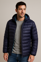 Mens Reversible Puffer Jacket Interchangeable Layer System Weatherproof Insulation