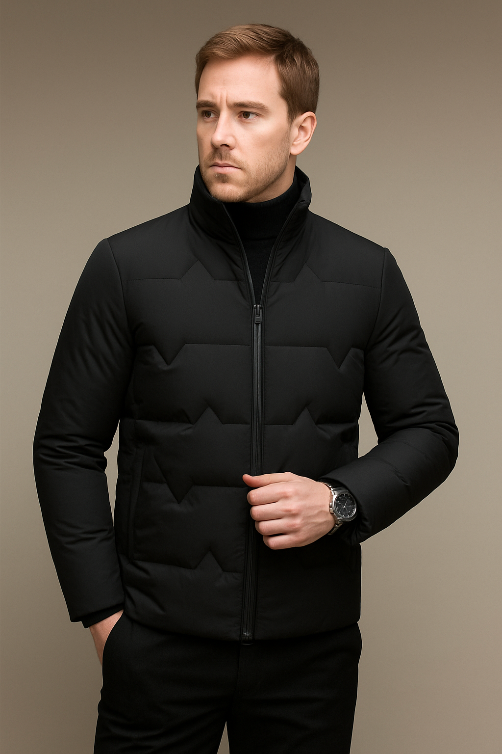 Mens Quilted Puffer Jacket Featherweight Thermal-Insulated Everyday Winter Packable Coat - Apparel & Accessories > Clothing > Outerwear > Coats & Jackets > Puffer Jackets from Carter Wear