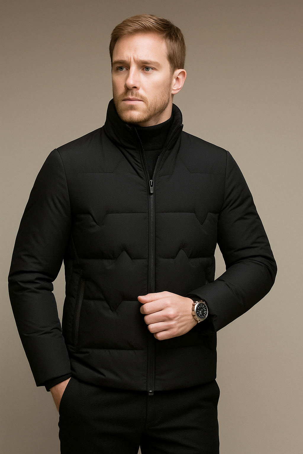 Mens Quilted Puffer Jacket Featherweight Thermal-Insulated Everyday Winter Packable Coat - Apparel & Accessories > Clothing > Outerwear > Coats & Jackets > Puffer Jackets from Carter Wear