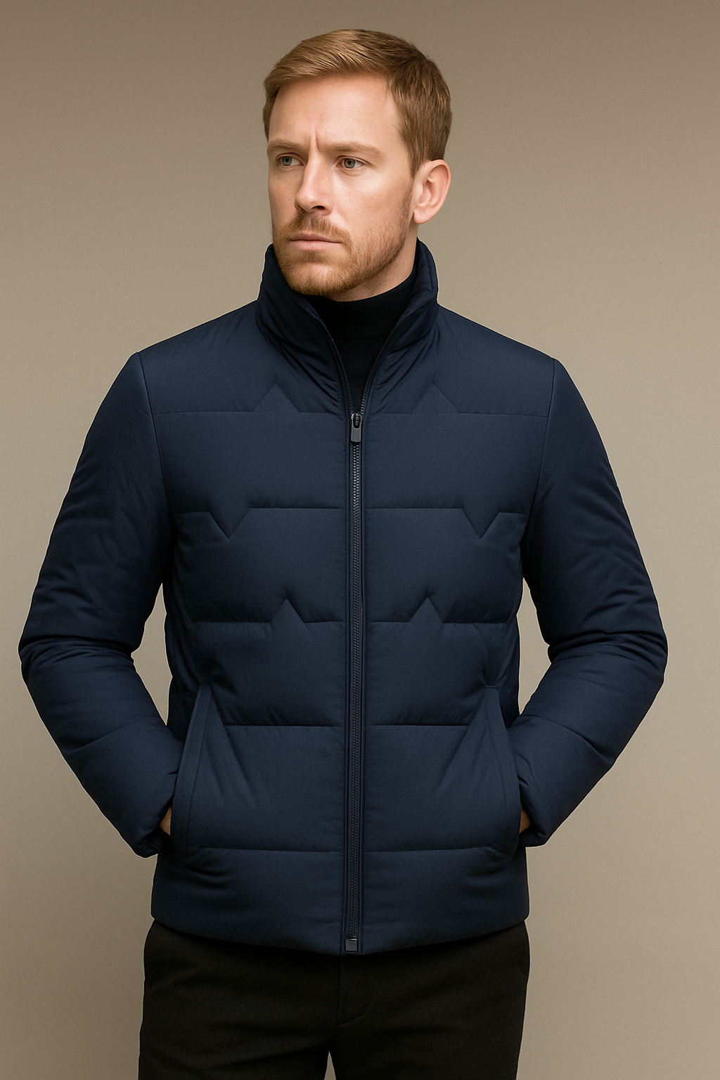Mens Quilted Puffer Jacket Featherweight Thermal-Insulated Everyday Winter Packable Coat - Apparel & Accessories > Clothing > Outerwear > Coats & Jackets > Puffer Jackets from Carter Wear