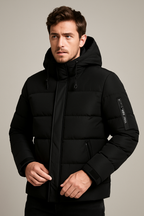 Mens Puffer Jacket Weatherproofed Thermally Insulated Lightweight All Weather Coat - Apparel & Accessories > Clothing > Outerwear > Coats & Jackets > Puffer Jackets from Carter Wear