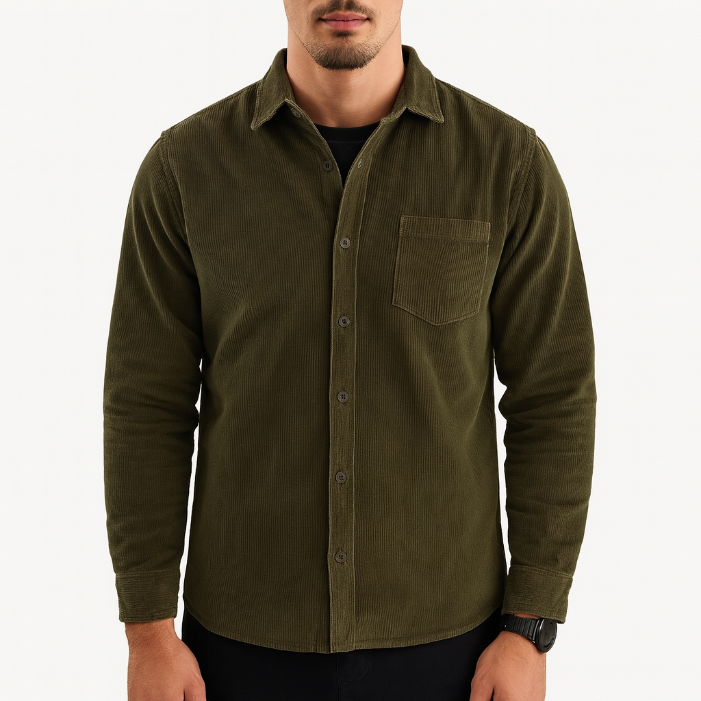 Mens Corduroy Vest With Plush Fur Lining - Apparel & Accessories > Clothing > Outerwear > Vests from Carter Wear