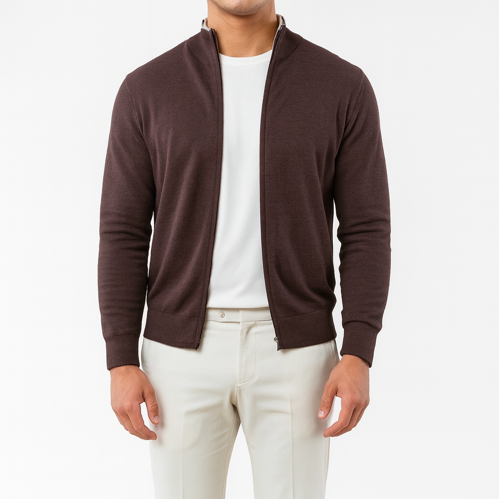 Men's Ultralightweight Knit Zip Vest Smart Casual Wearability - Apparel & Accessories > Clothing > Clothing Tops > Sweaters from Carter Wear