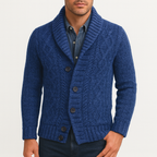 Mens Wool Blend Knit Cardigan UltraSoft Merino Warmth Relaxed-Fit - Apparel & Accessories > Clothing > Clothing Tops > Cardigans from Carter Wear