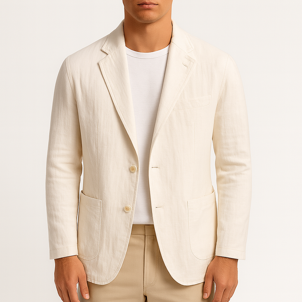 Mens Linen Blazer Ultralightweight Breathable Summer Tailoring For Smart Wardrobe - Apparel & Accessories > Clothing > Outerwear > Coats & Jackets > Sport Jackets from Carter Wear