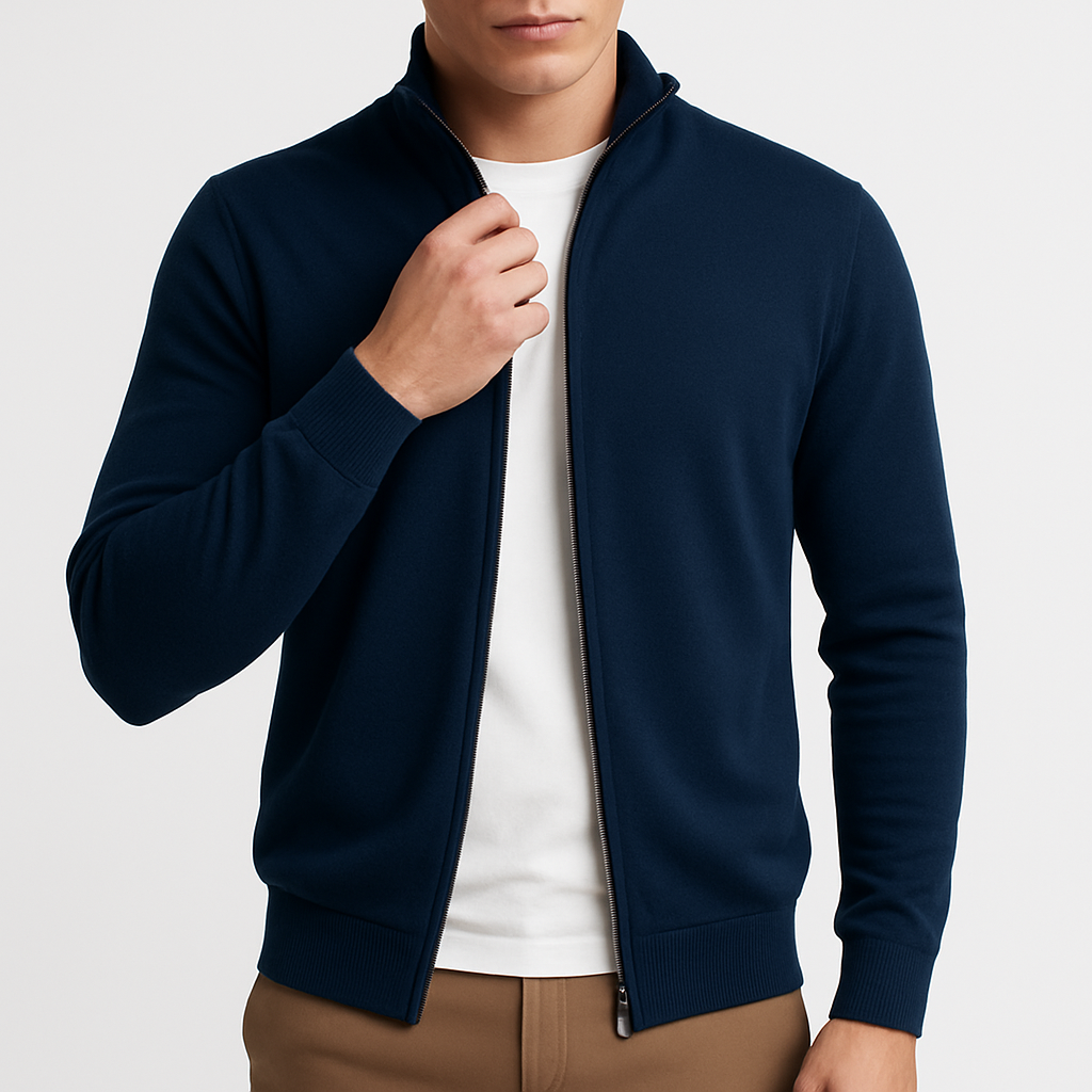 Men's Ultralightweight Knit Zip Vest Smart Casual Wearability - Apparel & Accessories > Clothing > Clothing Tops > Sweaters from Carter Wear