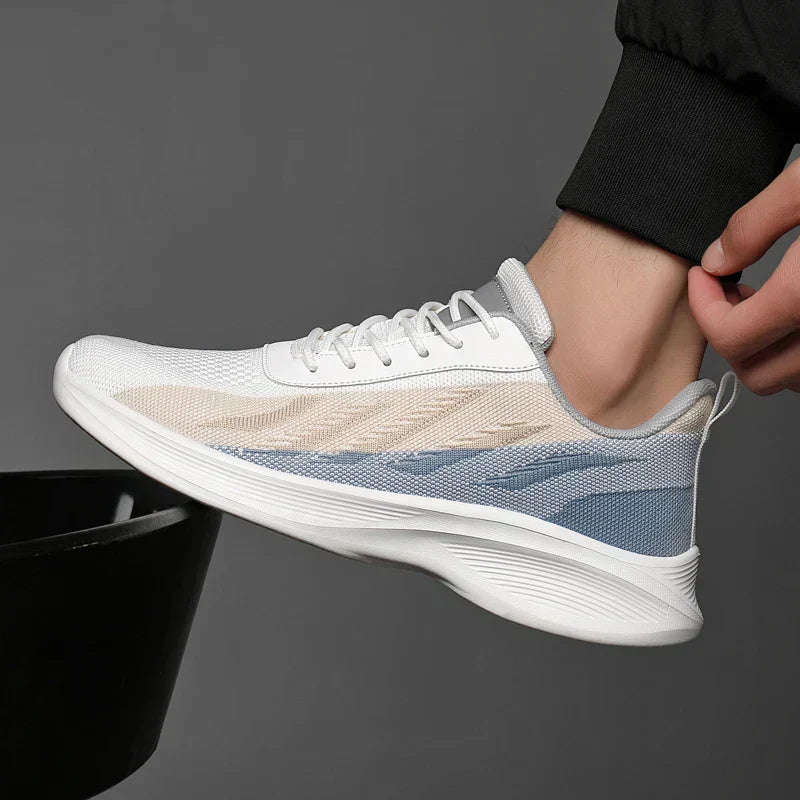 Men's Mesh Trainers Breathable-Mesh Lightweight Cushioned All-Day Comfort For Runners - Apparel & Accessories > Shoes > Sneakers from Carter Wear