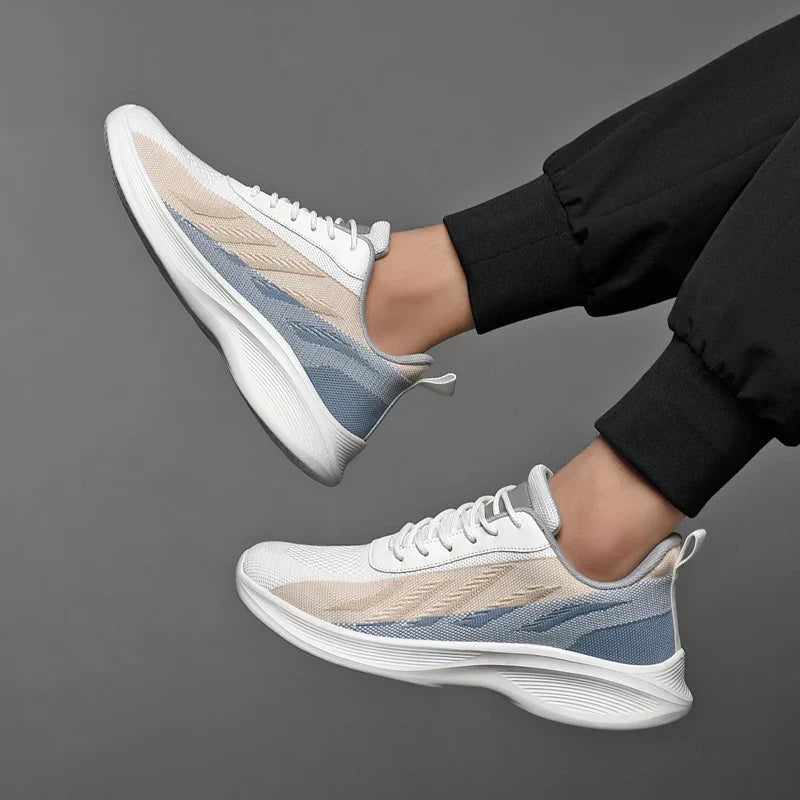 Men's Mesh Trainers Breathable-Mesh Lightweight Cushioned All-Day Comfort For Runners - Apparel & Accessories > Shoes > Sneakers from Carter Wear