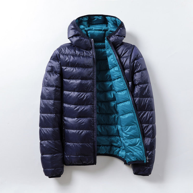 Mens Reversible Puffer Jacket Interchangeable Layer System Weatherproof Insulation