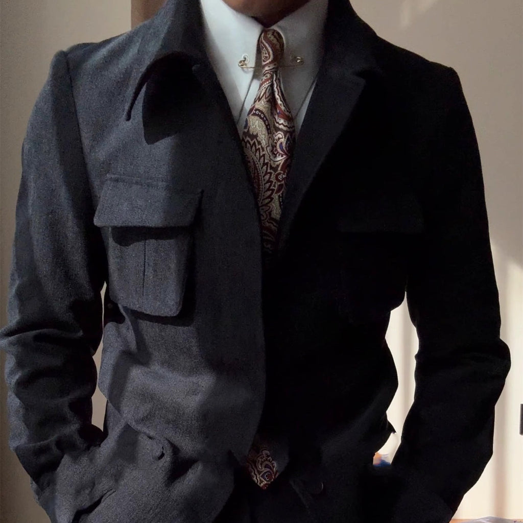 Mens Premium Superfine Woollen Fieldcraft Jacket Insulated Weatherproof Utility Overcoat - Apparel & Accessories > Clothing > Outerwear > Coats & Jackets from Carter Wear